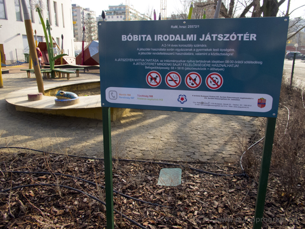 Bóbita Irodalmi Játszótér - Budapest XIII. kerület
