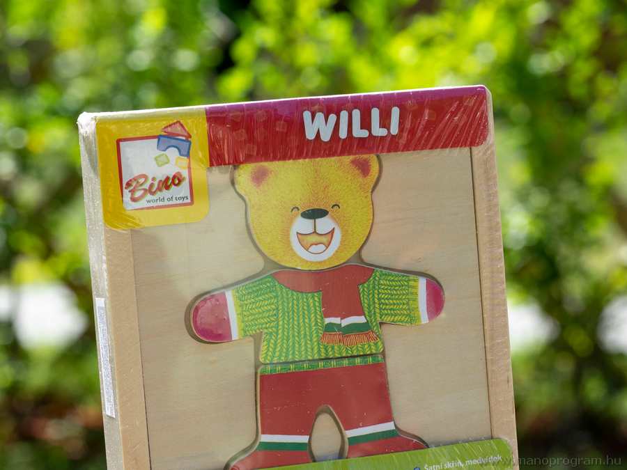 Bino Puzzle Willi: Mackós kirakó kicsiknek