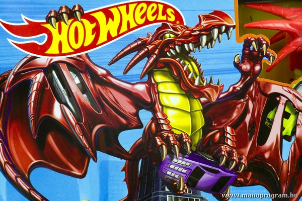 Hot Wheels sárkányos autópálya