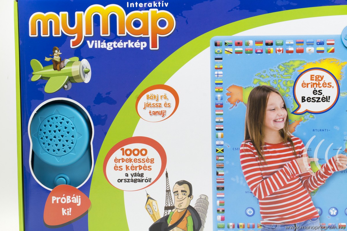 MyMap interaktív világtérkép