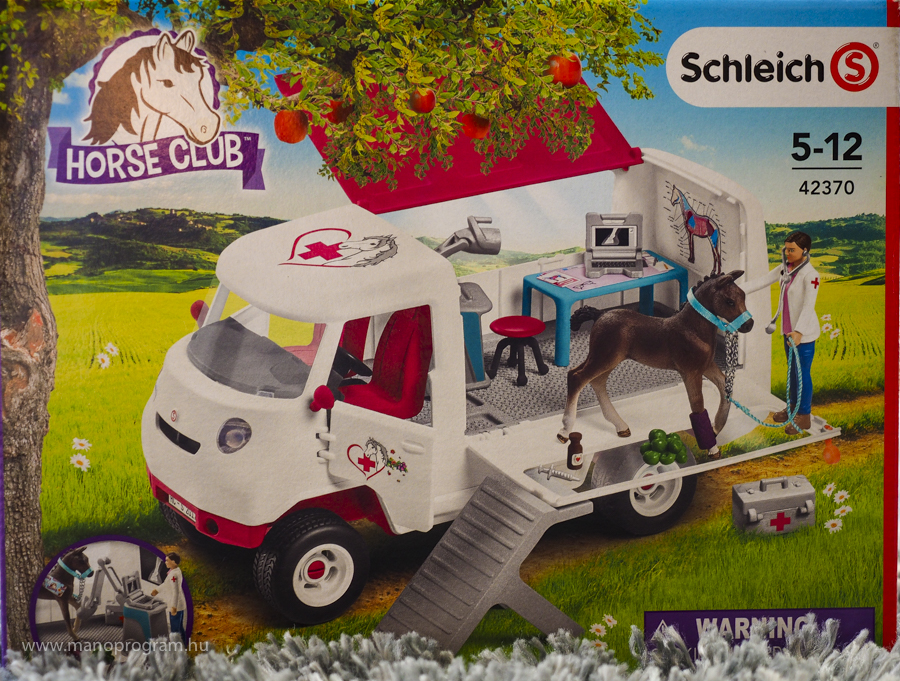 Schleich - Horse Club - Mobil állatorvos hannoveri csikóval