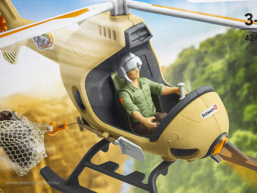 Schleich Wild Life - Állatmentő helikopter