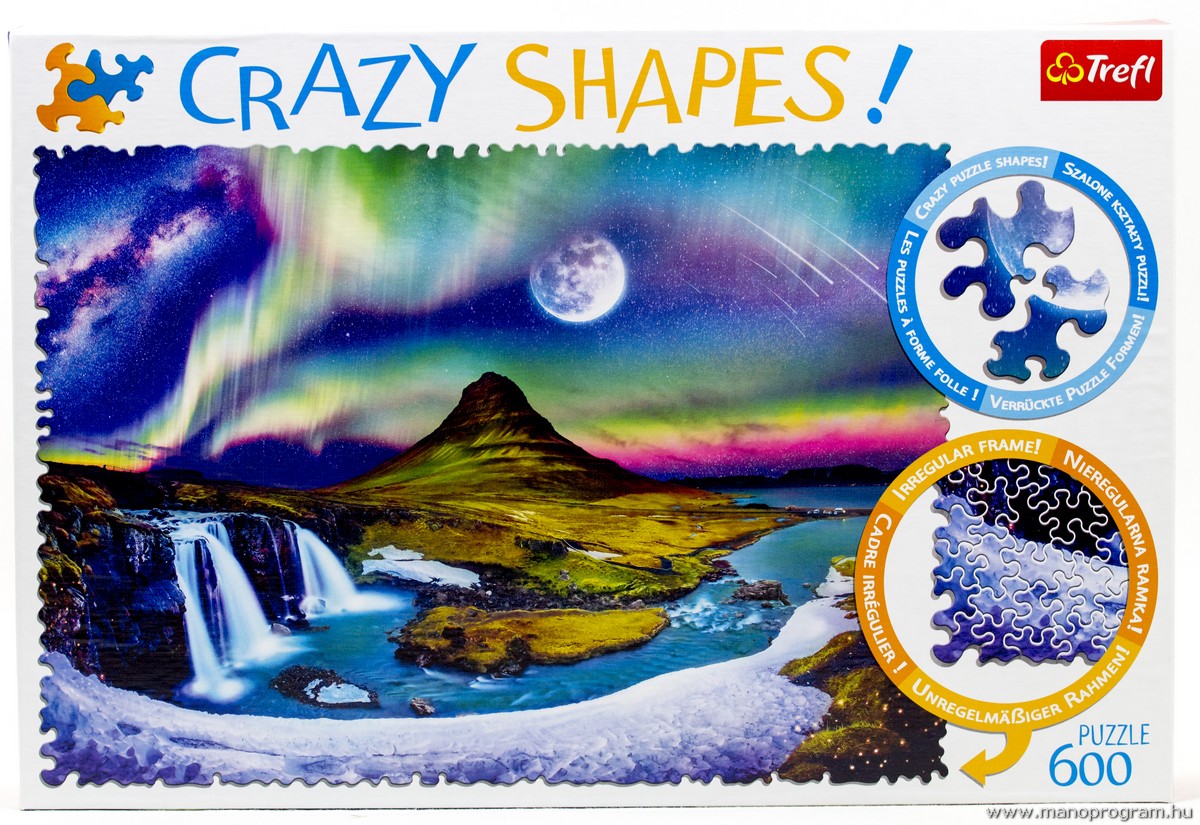 Crazy Shapes! 600 darabos puzzle a Trefltől