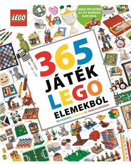 365 játék LEGO elemekből - ügyességi, logikai és társasjátékok