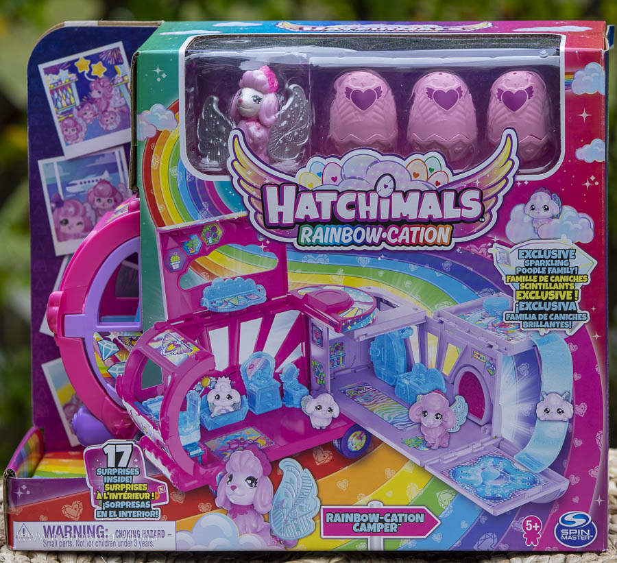 Hatchimals: Rainbow Cation - Szivárványos lakóautó játékszett