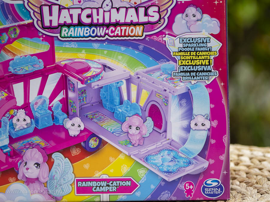 Hatchimals: Rainbow cation - Szivárványos lakóautó játékszett